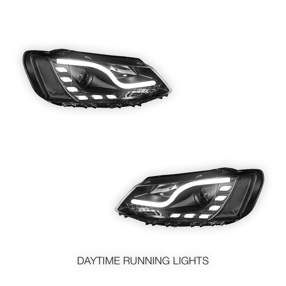 Volkswagen Jetta 1B (2011 - 2017) 3D LED DRL Projector Headlights LH + RH