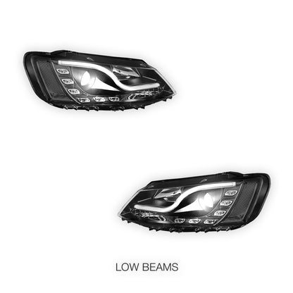 Volkswagen Jetta 1B (2011 - 2017) 3D LED DRL Projector Headlights LH + RH