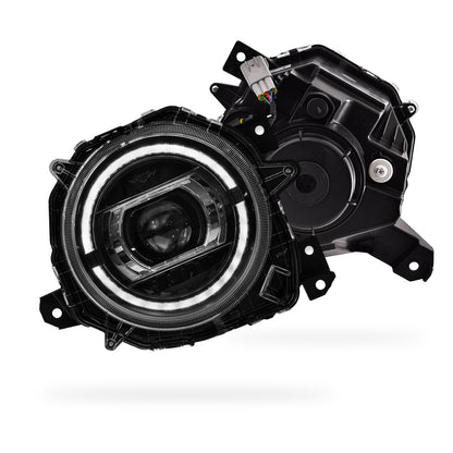 Suzuki Jimny JB74 (2019 - 2025) AMG G63 Style LED DRL Projector Headlights LH + RH