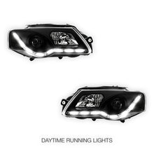 Volkswagen Passat B6 3C (2006 - 2010) DRL LED Dual Beam Projector Headlights LH + RH