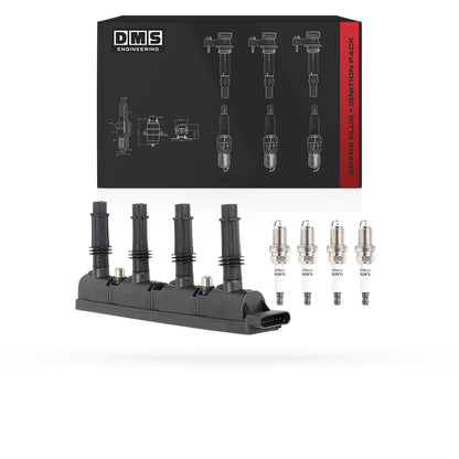 Holden Cruze JH (2011 - 2015) 1.4L Ignition Coils and Spark Plugs Complete Set