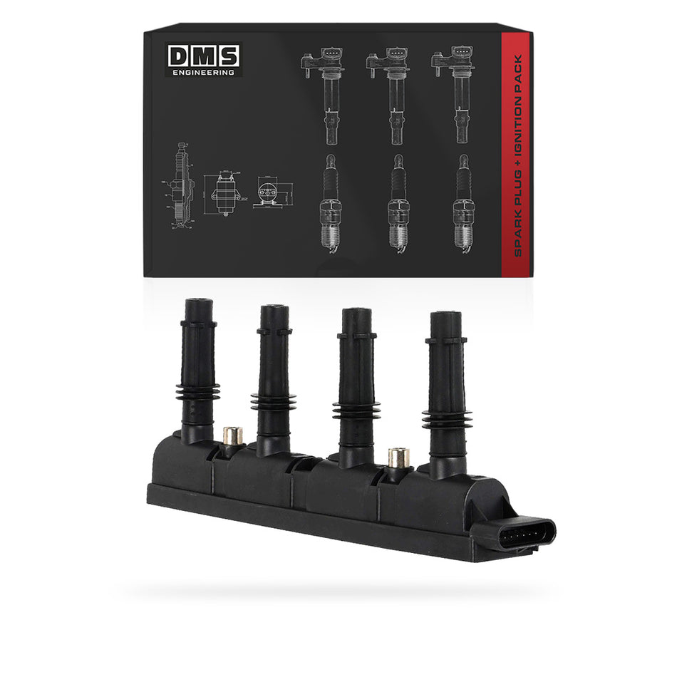 Holden Barina TM (2013 - 2014) 1.4L Ignition Coil and Spark Plugs Complete Set