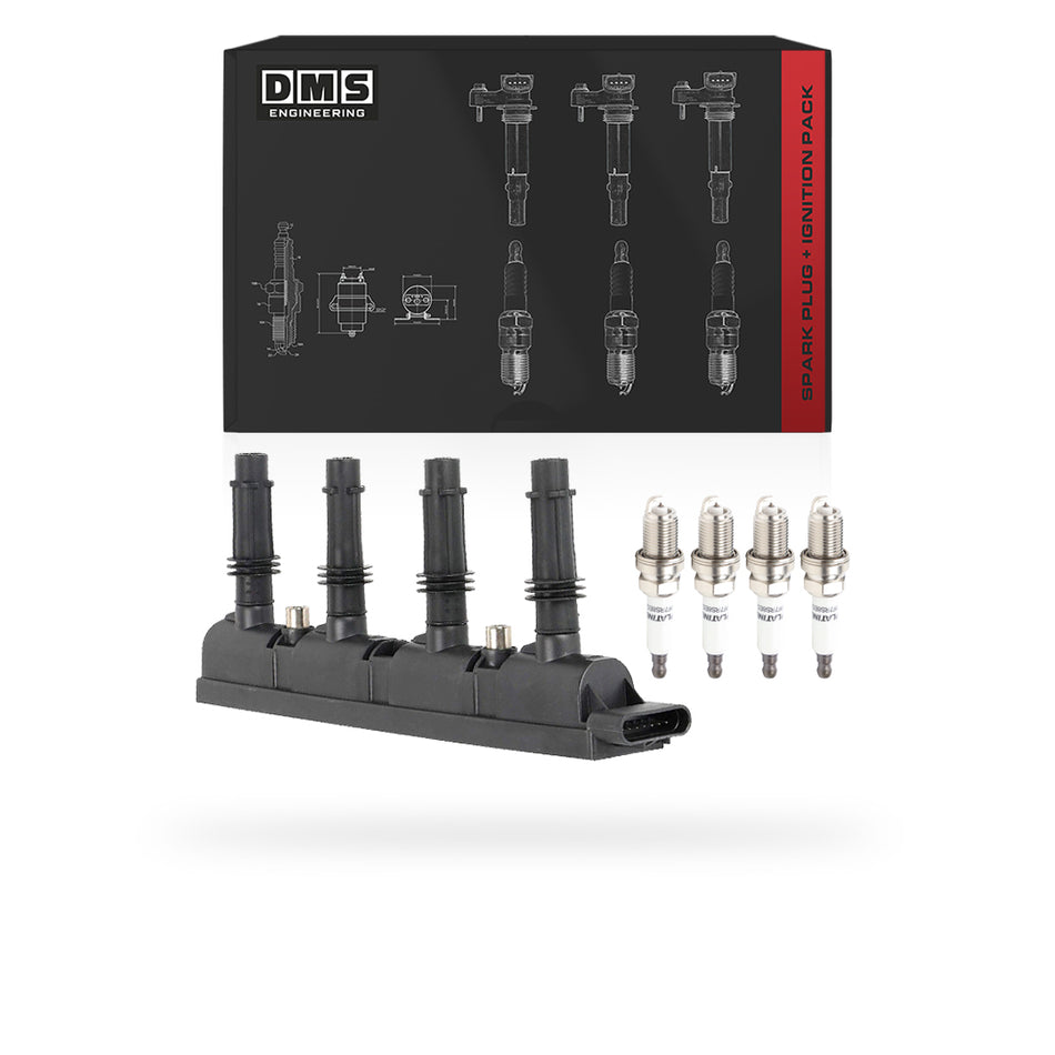 Holden Trax TJ (2014 - 2020) 1.4L Ignition Coil and Spark Plugs Complete Set