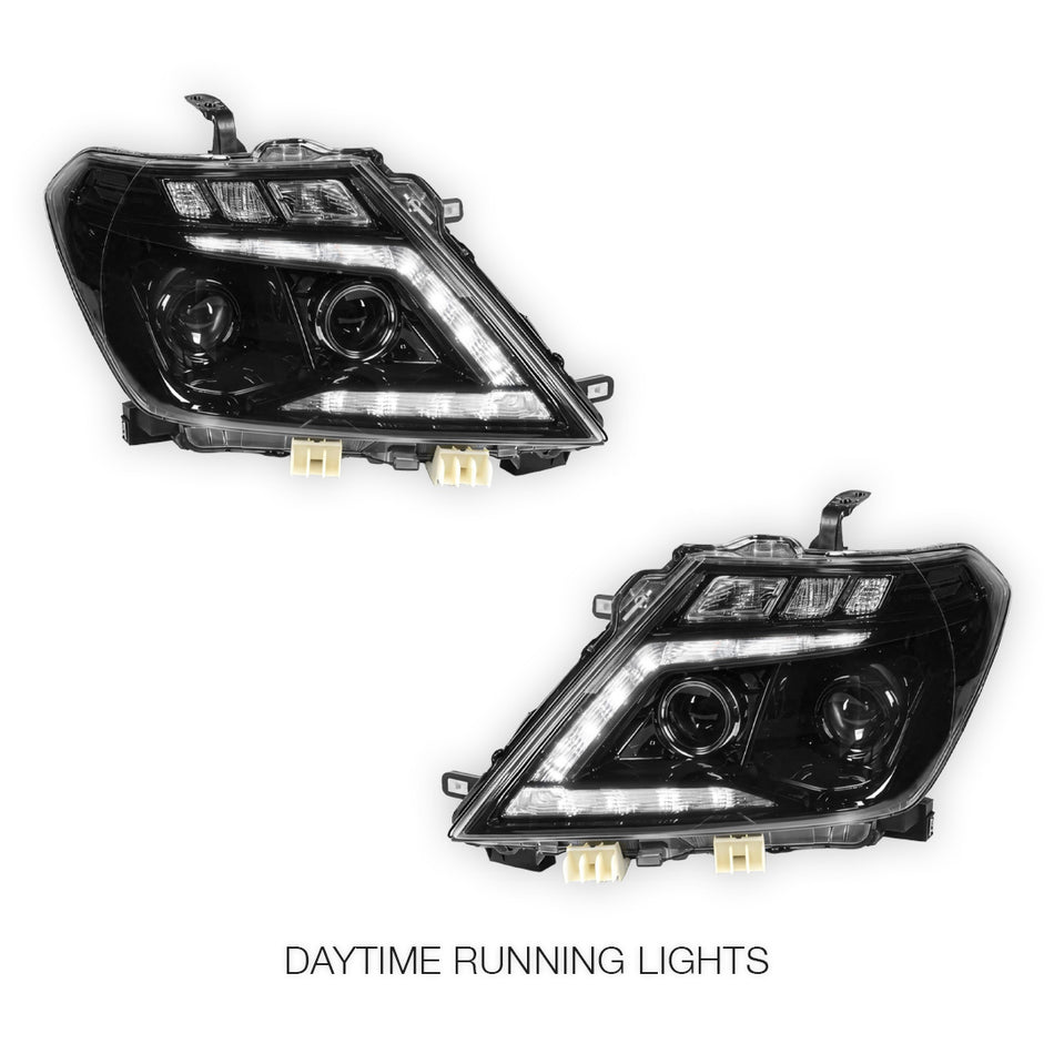 Nissan Patrol Y62 (2012- 2019) DRL Full LED Head Lights with Sequential Indicator  LH + RH