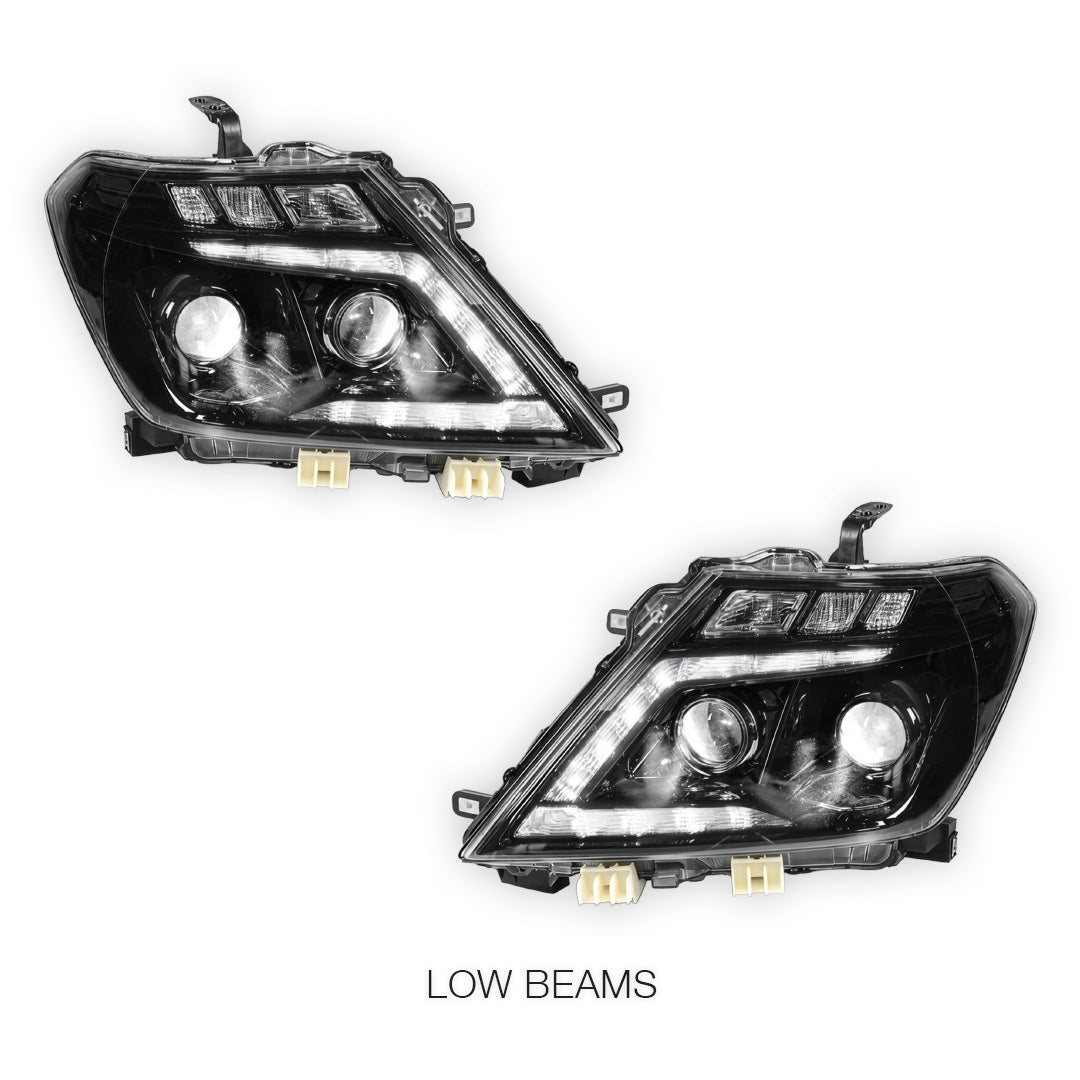 Nissan Patrol Y62 (2012- 2019) DRL Full LED Head Lights with Sequential Indicator  LH + RH
