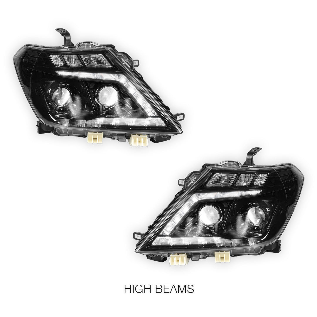 Nissan Patrol Y62 (2012- 2019) DRL Full LED Head Lights with Sequential Indicator  LH + RH