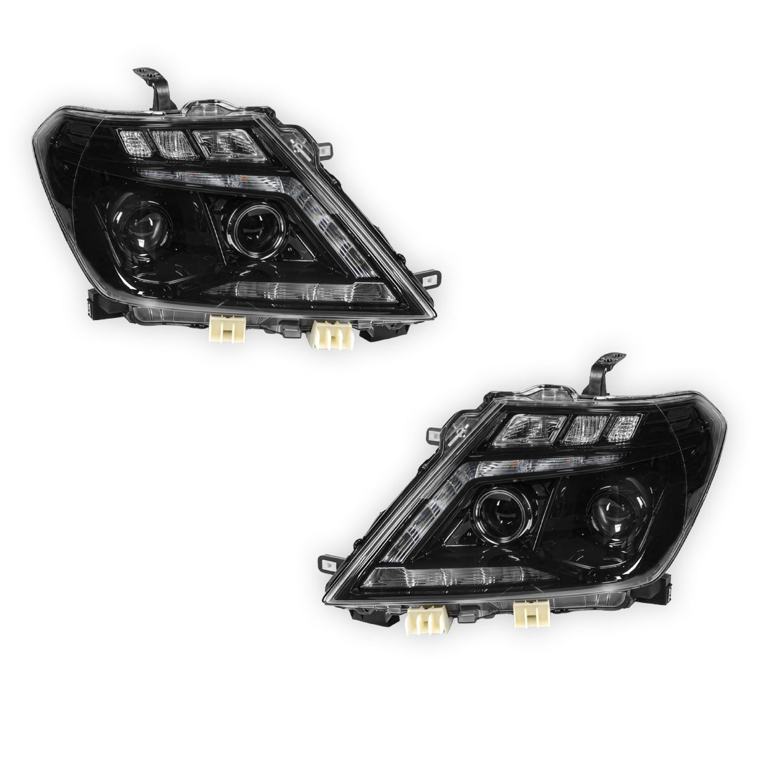 Nissan Patrol Y62 (2012- 2019) DRL Full LED Head Lights with Sequential Indicator  LH + RH