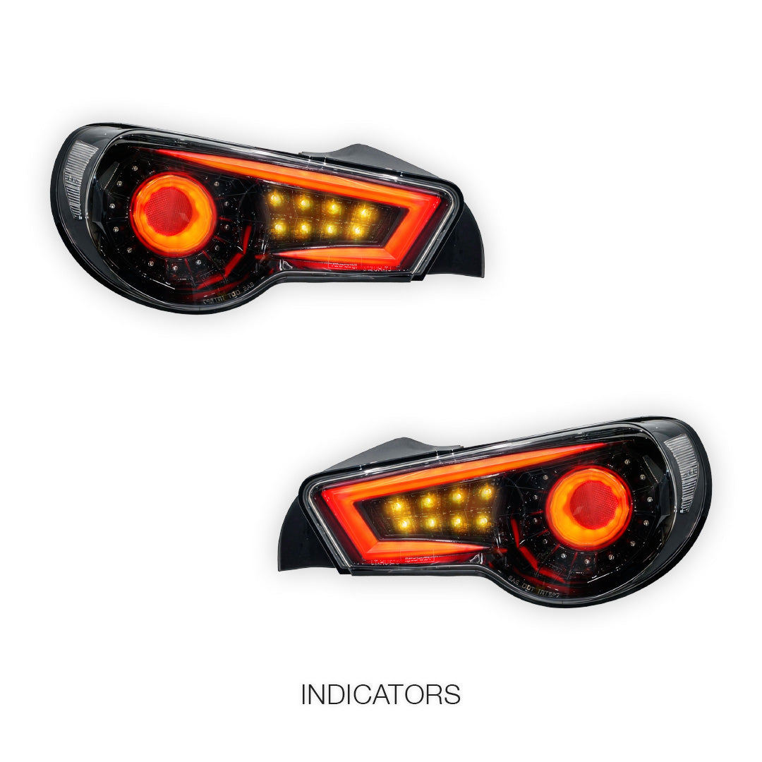 Toyota 86 / ZN6 (2012 - 2021) Crystal-Eye Full LED Tail Lights LH + RH