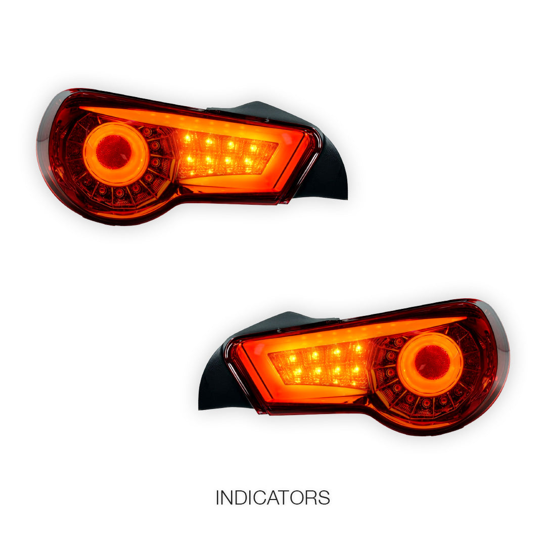 Toyota 86 / ZN6 (2012 - 2021) Crystal-Eye Full LED Tail Lights LH + RH