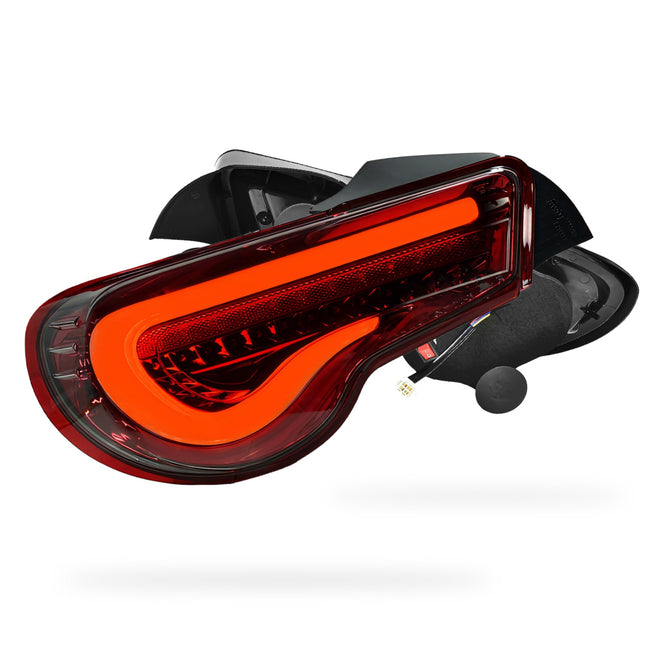 Subaru BRZ / ZC6 (2012 - 2021) Valenti JDM Sequential Clear Red LED Tail Lights LH + RH
