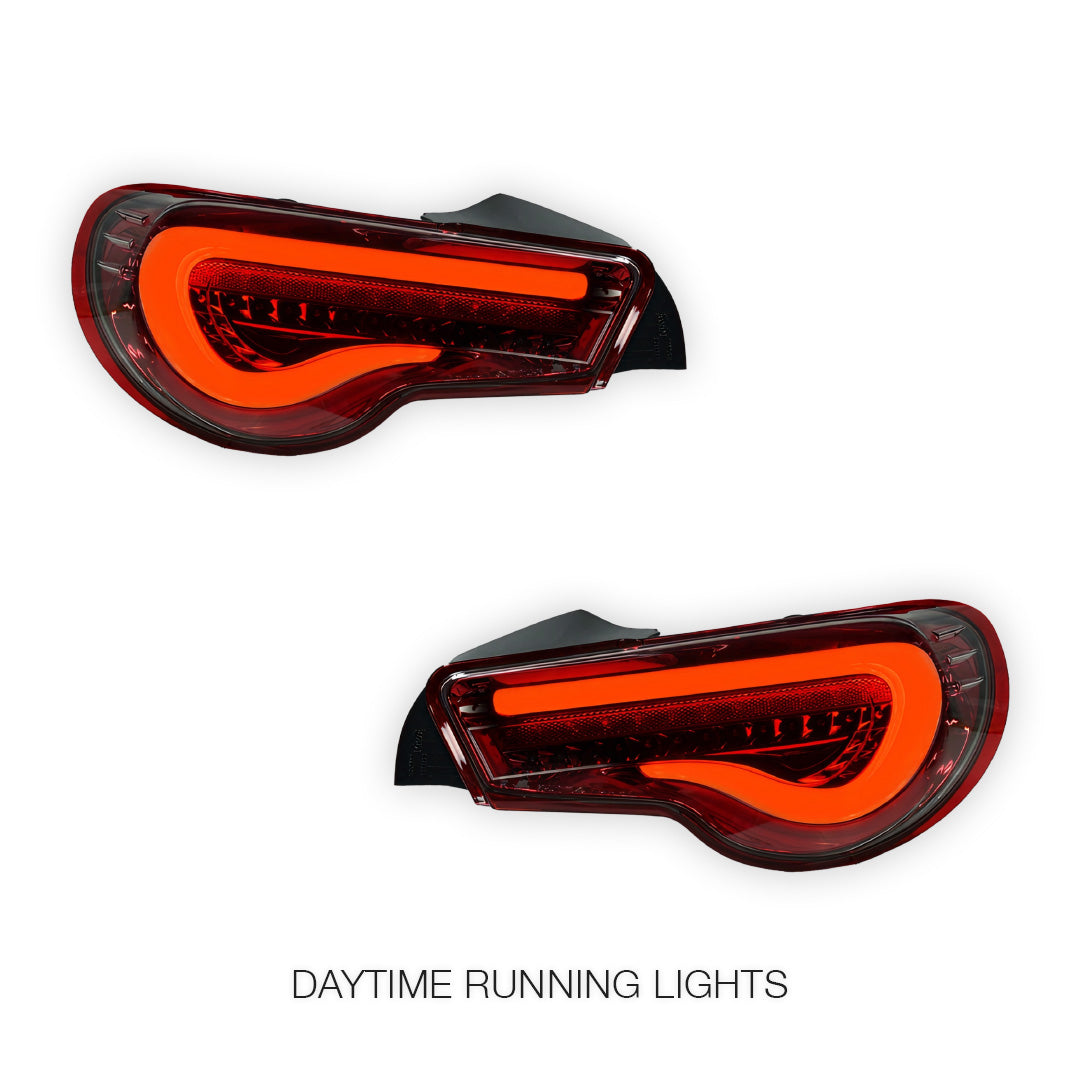 Subaru BRZ / ZC6 (2012 - 2021) Valenti JDM Sequential Clear Red LED Tail Lights LH + RH