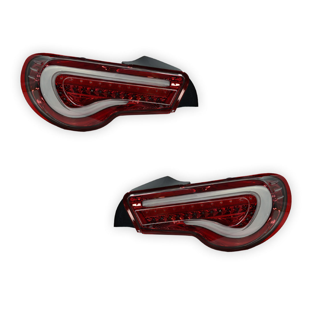 Subaru BRZ / ZC6 (2012 - 2021) Valenti JDM Sequential Clear Red LED Tail Lights LH + RH
