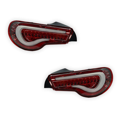 Subaru BRZ / ZC6 (2012 - 2021) Valenti JDM Sequential Clear Red LED Tail Lights LH + RH