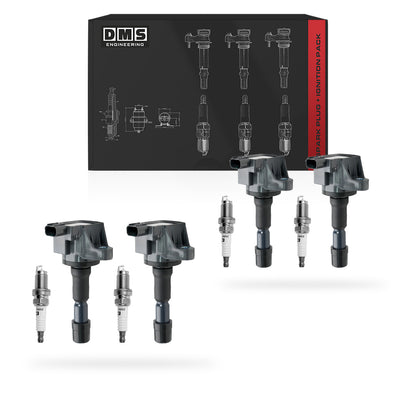 Honda City GM (2009 - 2014) 1.5L Ignition Coils and Spark Plugs Complete Set