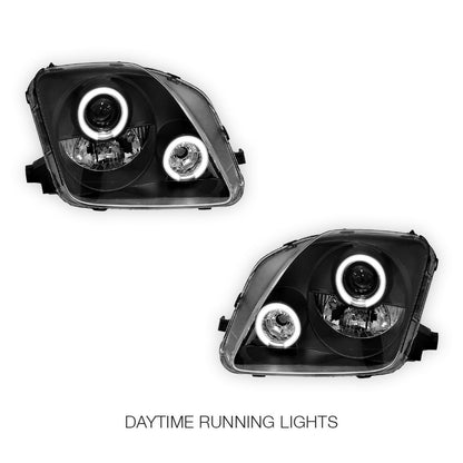 Honda Prelude BB 5th Gen (1997 - 2001) JDM CCFL Angel-Eye Projector Headlights LH + RH
