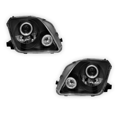Honda Prelude BB 5th Gen (1997 - 2001) JDM CCFL Angel-Eye Projector Headlights LH + RH