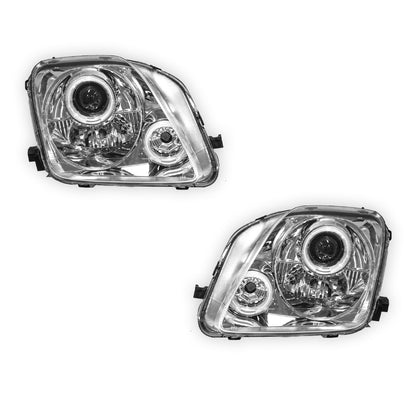 Honda Prelude BB 5th Gen (1997 - 2001) JDM CCFL Angel-Eye Projector Headlights LH + RH