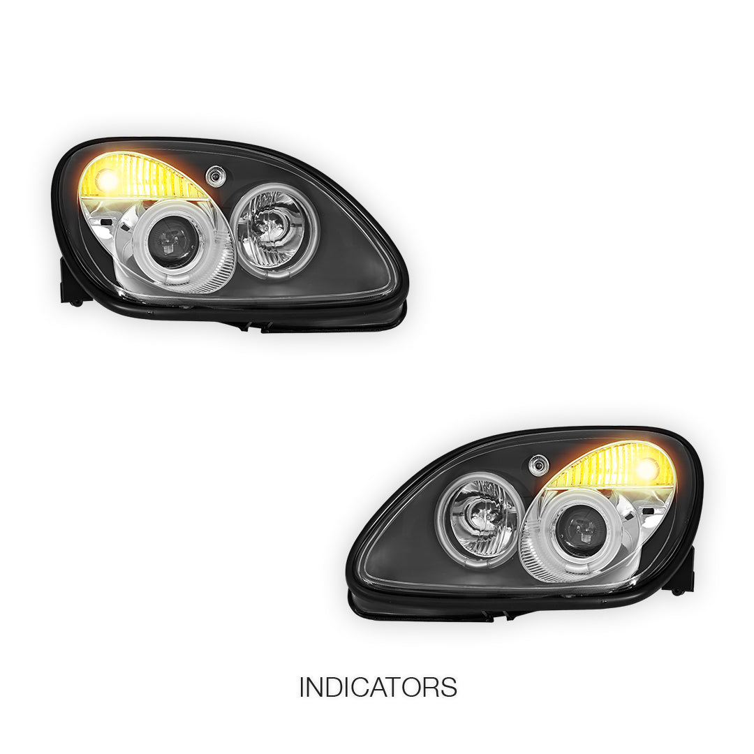 Mercedes-Benz SLK-Class R170 (1997 - 2004) CCFL Angel-Eye Projector Headlights LH + RH
