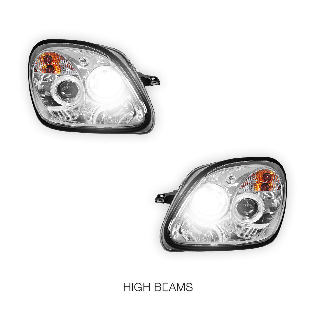 Mercedes-Benz SLK-Class R170 (1997 - 2004) CCFL Angel-Eye Projector Headlights LH + RH