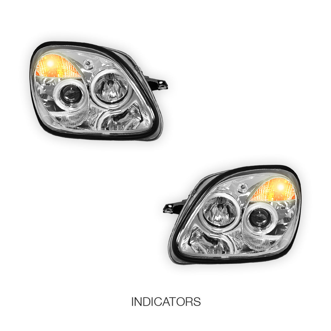 Mercedes-Benz SLK-Class R170 (1997 - 2004) CCFL Angel-Eye Projector Headlights LH + RH