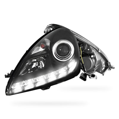 Mercedes-Benz SLK-Class R171 (2003 - 2010) Halogen Model LED DRL Projector Headlights LH + RH