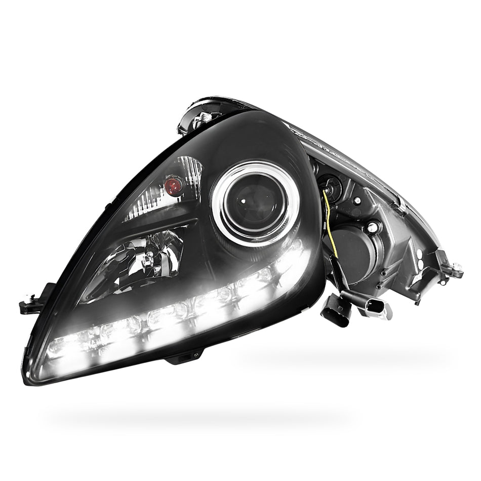 Mercedes-Benz SLK-Class R171 (2003 - 2010) Halogen Model LED DRL Projector Headlights LH + RH