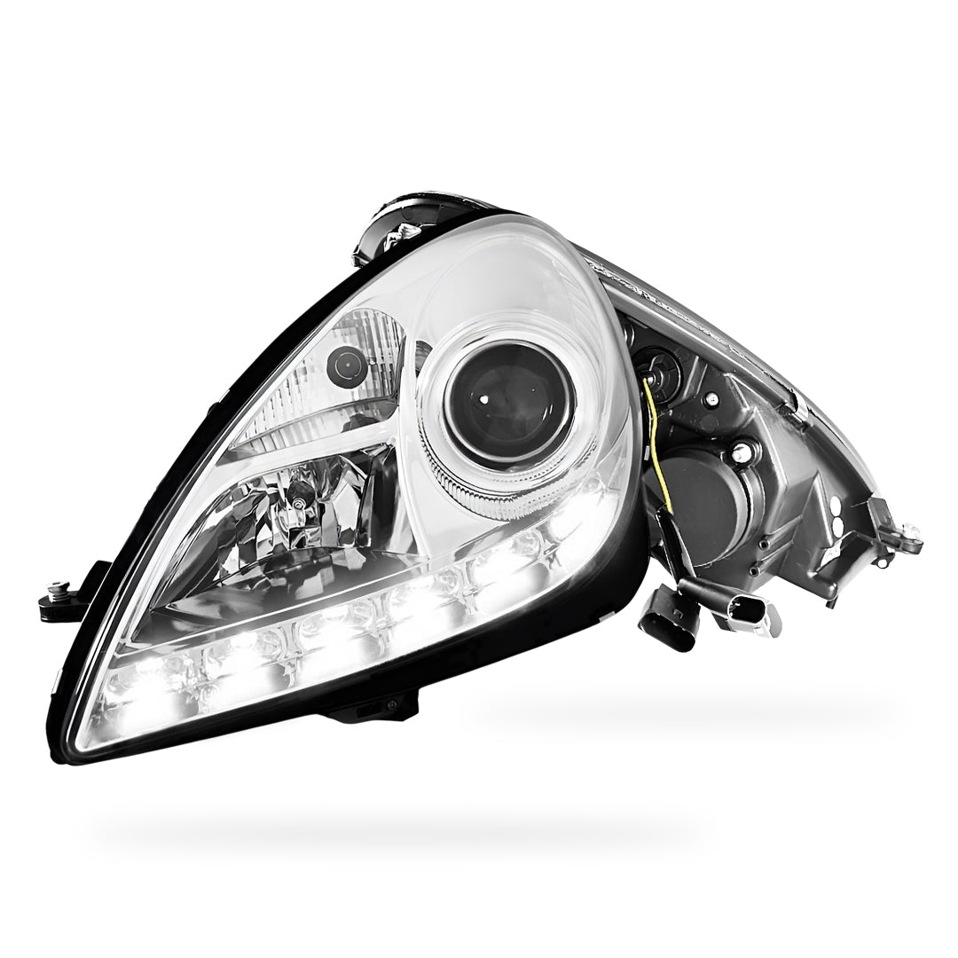 Mercedes-Benz SLK-Class R171 (2003 - 2010) Halogen Model LED DRL Projector Headlights LH + RH