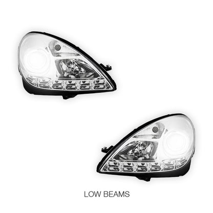 Mercedes-Benz SLK-Class R171 (2003 - 2010) HID / Xenon Model LED DRL Projector Headlights LH + RH