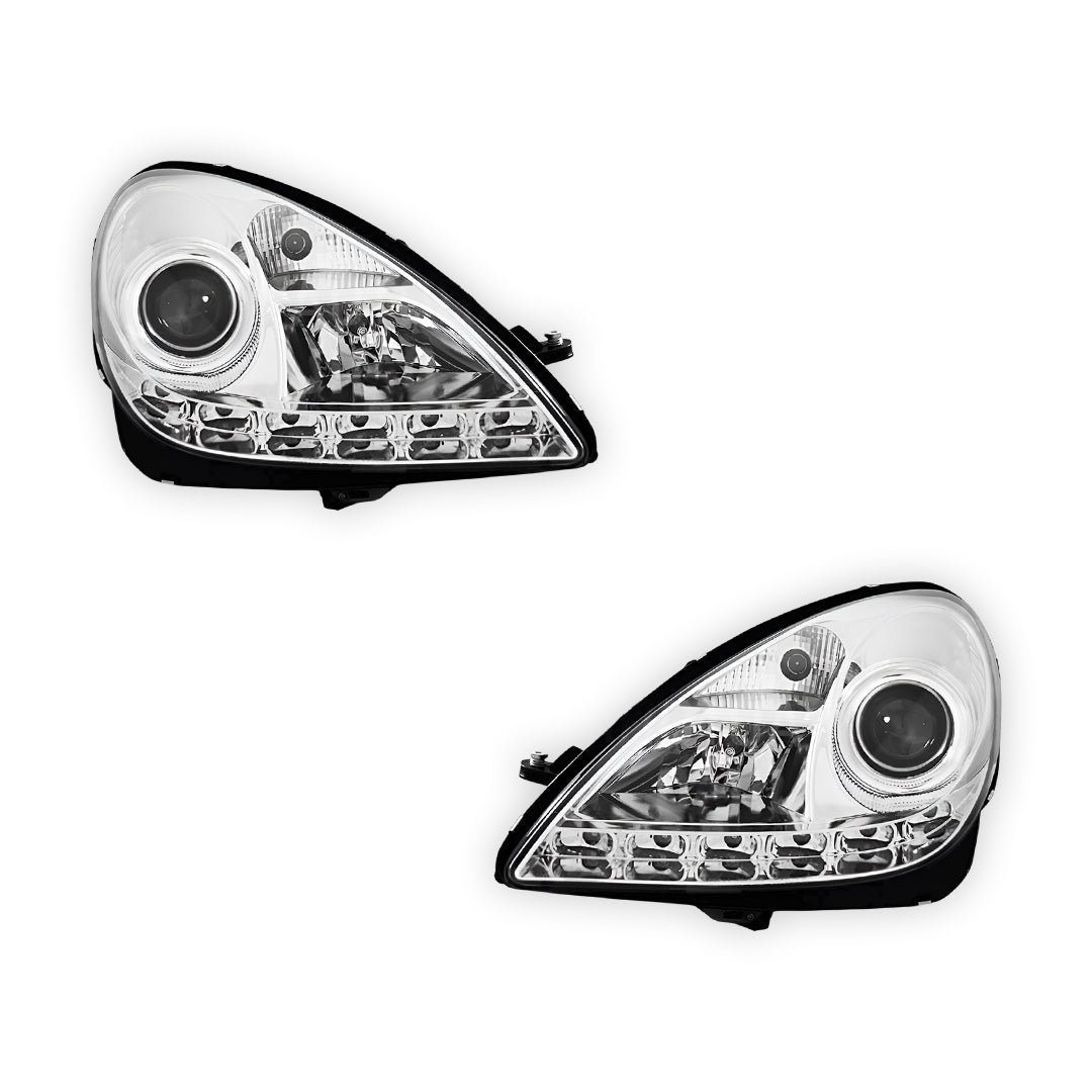 Mercedes-Benz SLK-Class R171 (2003 - 2010) HID / Xenon Model LED DRL Projector Headlights LH + RH