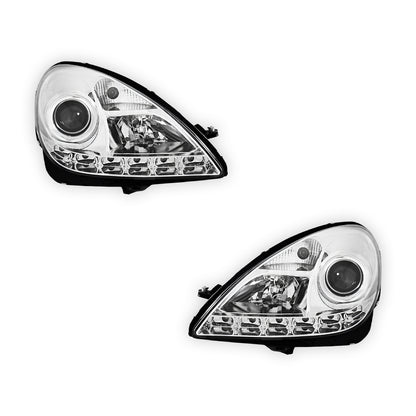 Mercedes-Benz SLK-Class R171 (2003 - 2010) HID / Xenon Model LED DRL Projector Headlights LH + RH