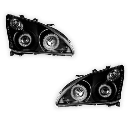 Lexus RX350 GSU30 / MCU35 (2006 - 2008) LED DRL & CCFL-Angel Eyes Projector Headlights LH + RH