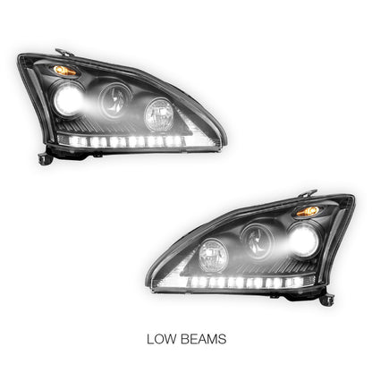 Lexus RX350 GSU30 / MCU35 (2006 - 2008) LED DRL & CCFL-Angel Eyes Projector Headlights LH + RH