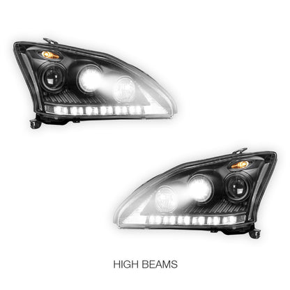 Lexus RX350 GSU30 / MCU35 (2006 - 2008) LED DRL & CCFL-Angel Eyes Projector Headlights LH + RH