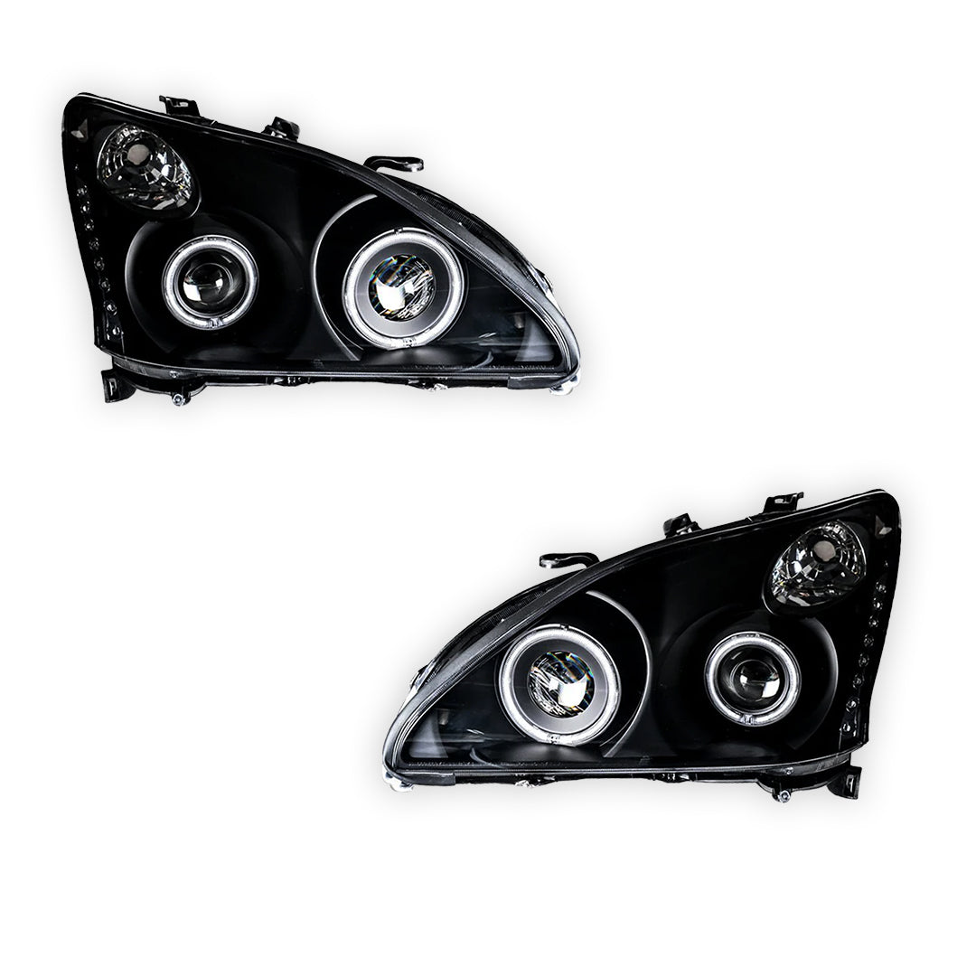 Lexus RX400H MHU33 / MHU38 (2005 - 2008) LED DRL Projector Headlights LH + RH