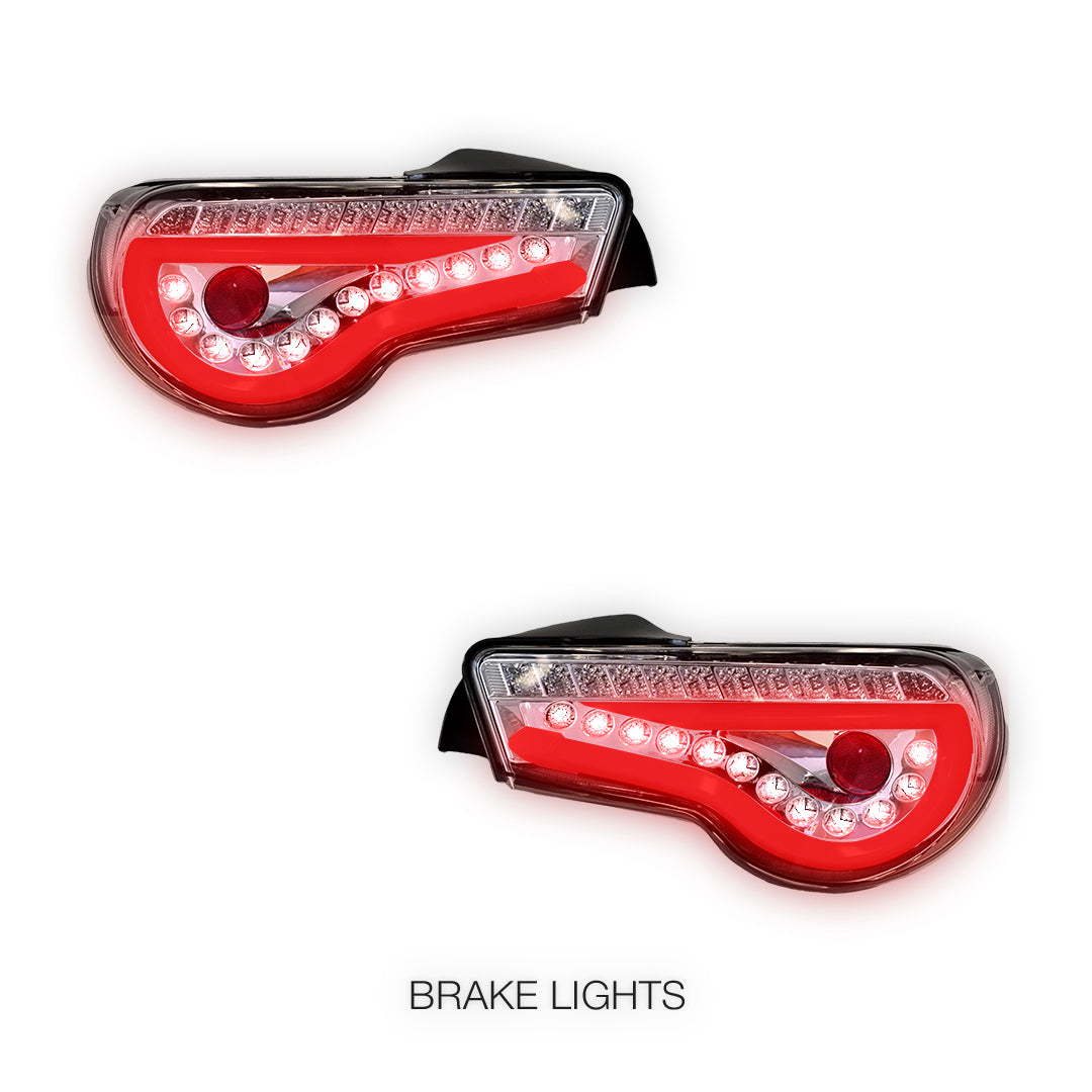 Subaru BRZ / ZC6 (2012 - 2021) Crystal Full LED Tail Lights LH + RH