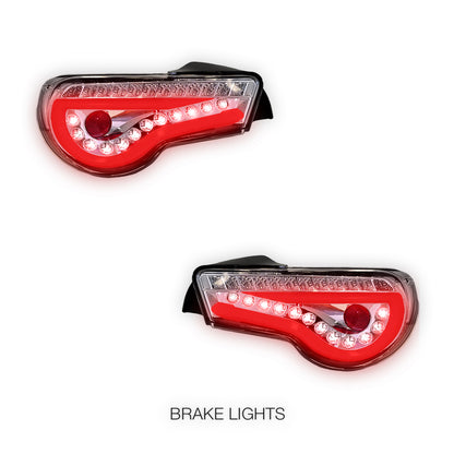 Subaru BRZ / ZC6 (2012 - 2021) Crystal Full LED Tail Lights LH + RH