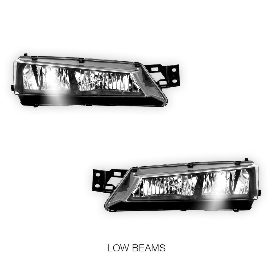 Nissan 200SX S14 (1997 - 1998) JDM Headlights with Smoked Corner LH + RH