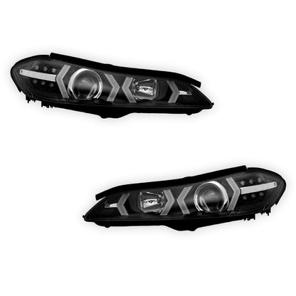 Nissan 200SX S15 (1999 - 2002) LED 3D DRL Bar Projector Headlights LH + RH