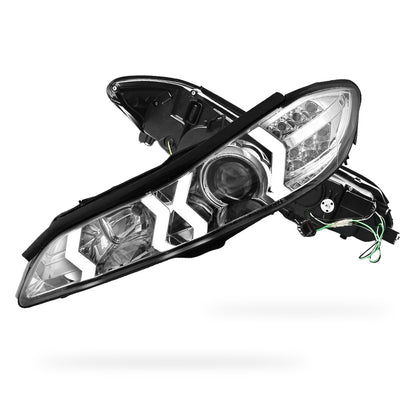 Nissan 200SX S15 (1999 - 2002) LED 3D DRL Bar Projector Headlights LH + RH