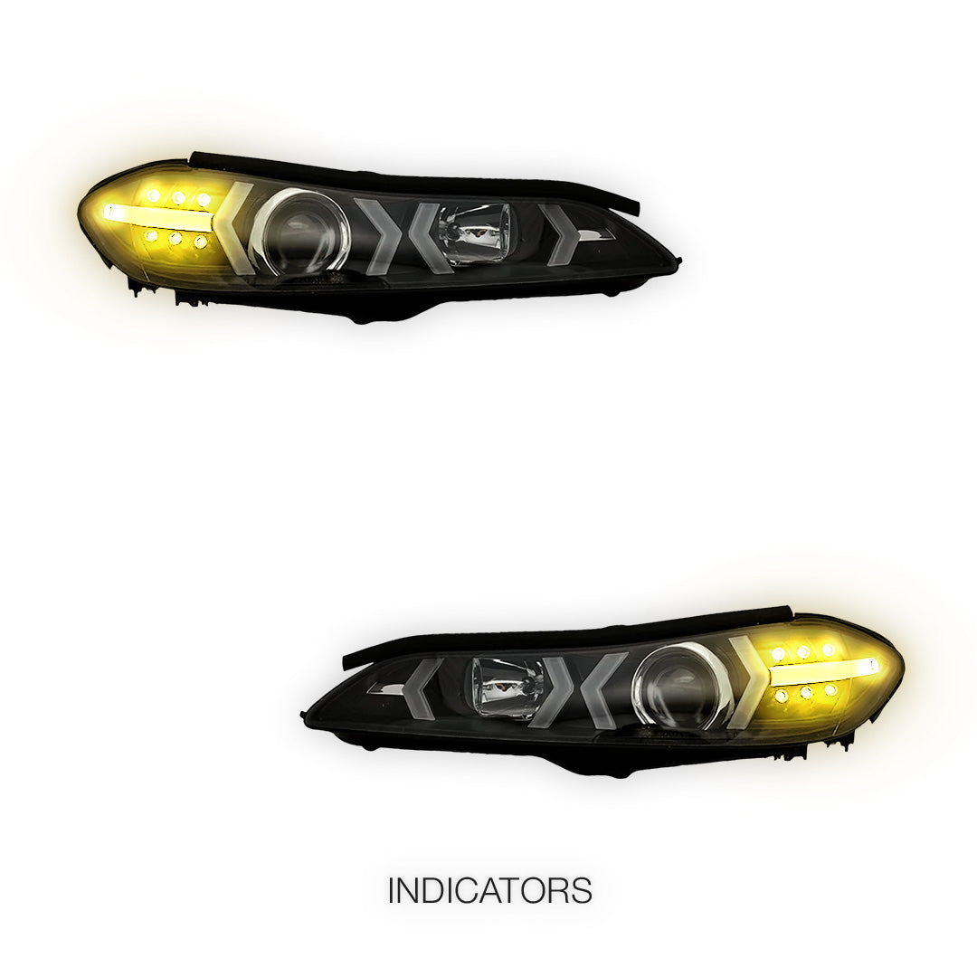 Nissan Silvia S15 (1999 - 2002) LED 3D DRL Bar Projector Headlights LH + RH
