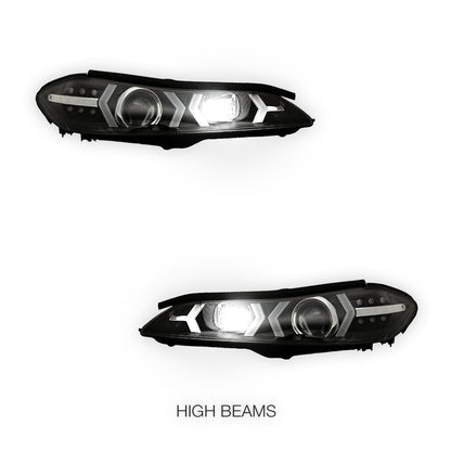 Nissan Silvia S15 (1999 - 2002) LED 3D DRL Bar Projector Headlights LH + RH