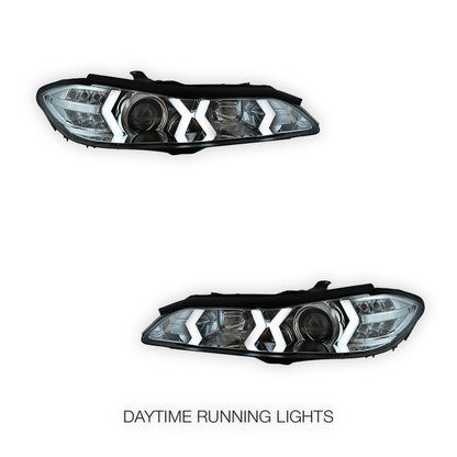 Nissan Silvia S15 (1999 - 2002) LED 3D DRL Bar Projector Headlights LH + RH