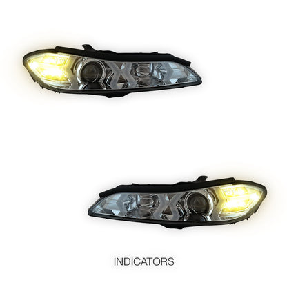 Nissan Silvia S15 (1999 - 2002) LED 3D DRL Bar Projector Headlights LH + RH