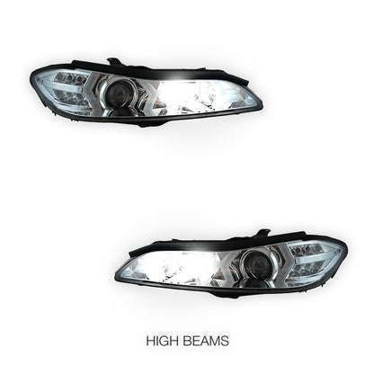 Nissan Silvia S15 (1999 - 2002) LED 3D DRL Bar Projector Headlights LH + RH