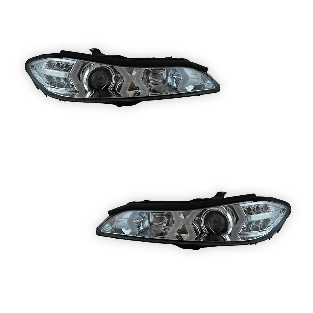 Nissan Silvia S15 (1999 - 2002) LED 3D DRL Bar Projector Headlights LH + RH