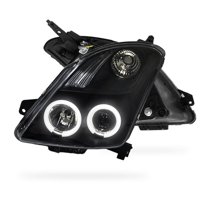 Suzuki Swift EZ (2004 - 2010) Halogen Model CCFL Angel Eyes Projector Headlights LH + RH