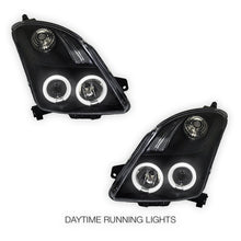 Suzuki Swift EZ (2004 - 2010) Halogen Model CCFL Angel Eyes Projector Headlights LH + RH