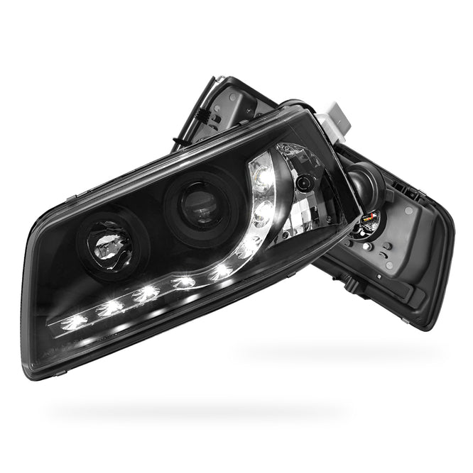 Volkswagen Transporter T5 (2004 - 2010) LED DRL Projector Headlights LH + RH