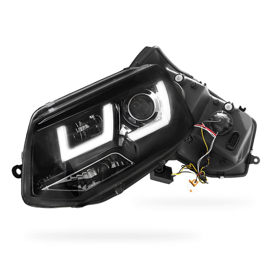 Volkswagen Transporter T5 (2011 - 2015) 3D LED Stripe DRL Projector Headlights LH + RH