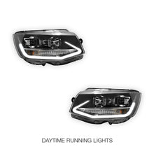 Volkswagen Transporter T6 (2016 - 2020) DRL LED Real Day-Time Projector Headlights LH + RH